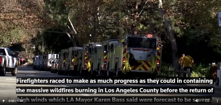 Fire-ravaged Los Angeles in path of dangerous Santa Ana winds