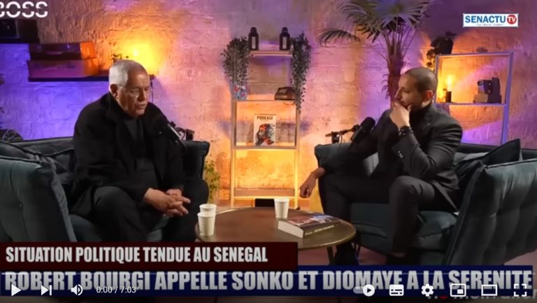 Robert Bourgi envoie un message à Diomaye et Sonko: ” La voie que vous empruntez est dangereuse …”